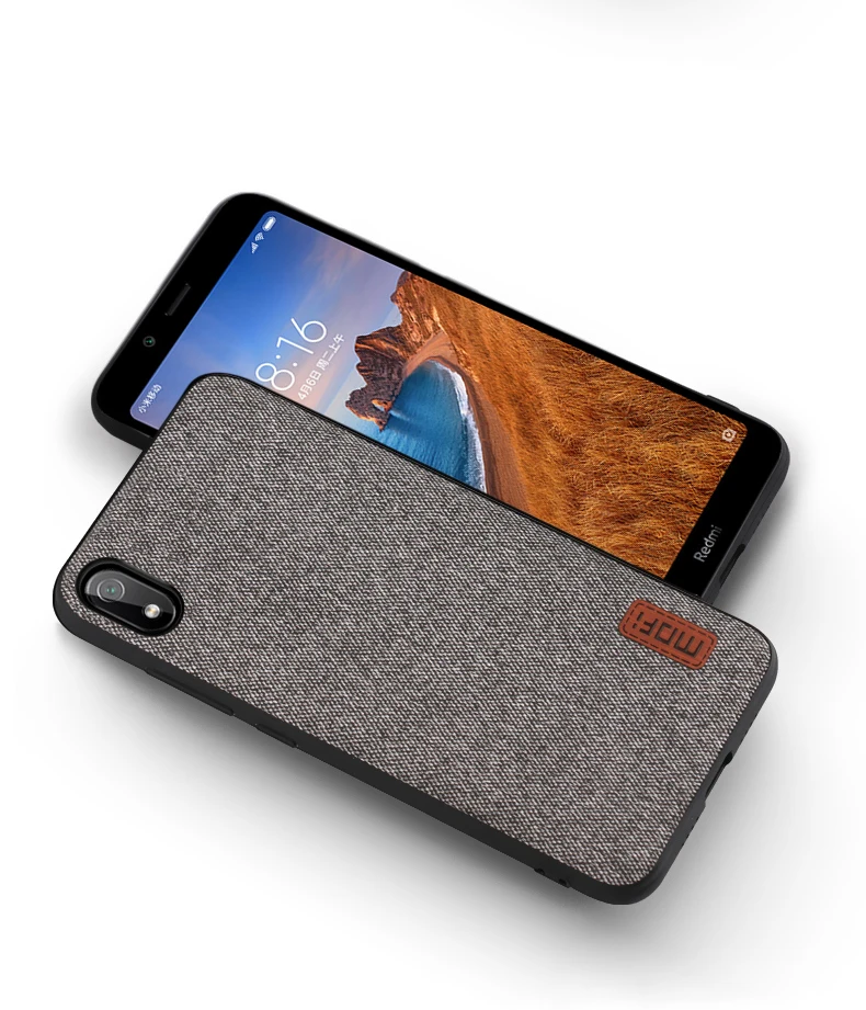 Для Xiaomi Redmi 7A чехол противоударный чехол MOFi Redmi 7A capas coque защитный хлопковый тканевый деловой чехол