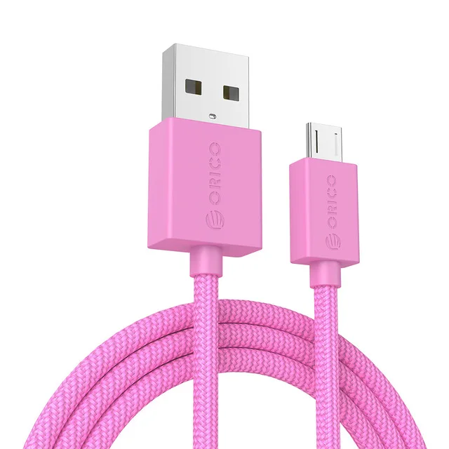 ORICO MDC-10 Micro USB кабель 1 м кабель для зарядки и передачи данных для мобильного телефона нейлоновый Адаптер зарядного устройства