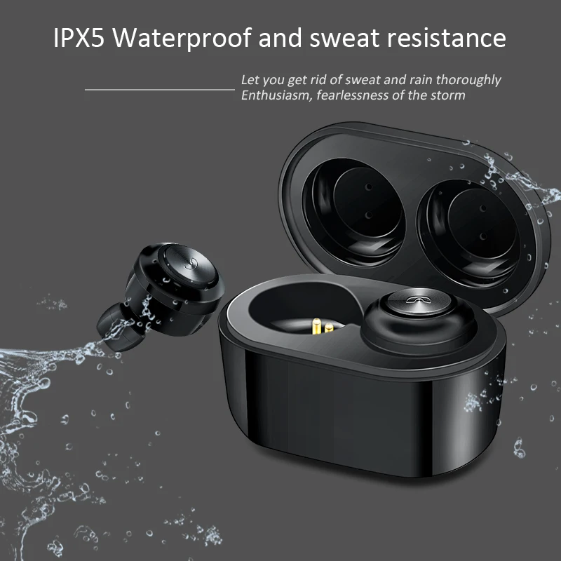 

SOONHUA Bluetooth 5.0 Wireless Earphones Waterproof Headset Earphone Gaming Earphone Headsets for all Smart Phone