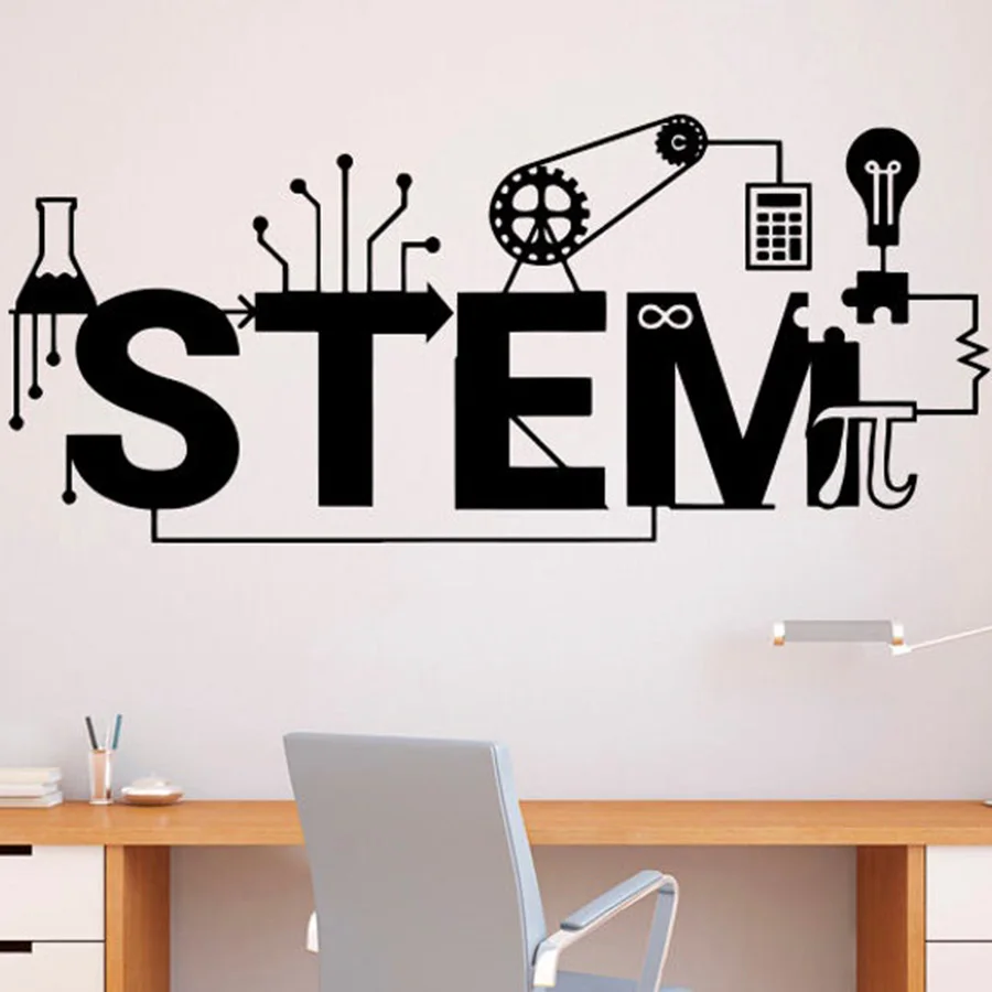 Стебель Наклейка на стену виниловая наклейка Наука Технология искусство Дизайн