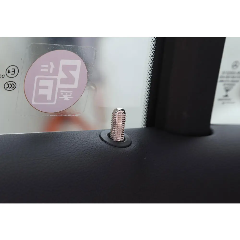 BBQ@FUKA 4x Metal Auto Car Interior Front Rear Door Lock Pin Knob Cover Fit For Benz GLC 2015 | Автомобили и мотоциклы