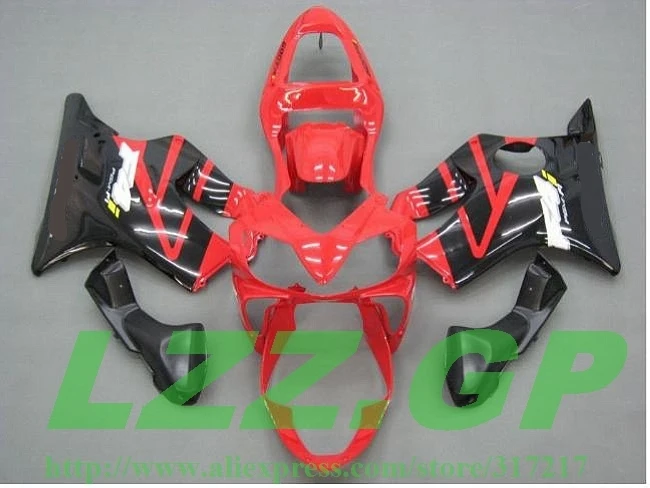 F4i 01 для HONDA CBR 600 CBR600 2001 2003 CBR600F4i 02 03 2002 ABS комплект обтекателей красные черные XL.