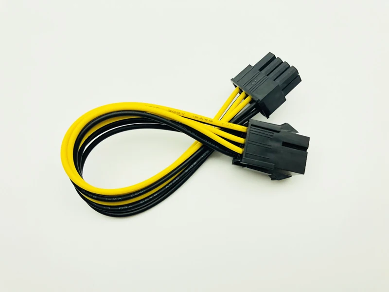 5 шт. 6 Pin Feamle к 8 Male PCI Express кабель преобразователя питания ЦП видеокарта PCIE для