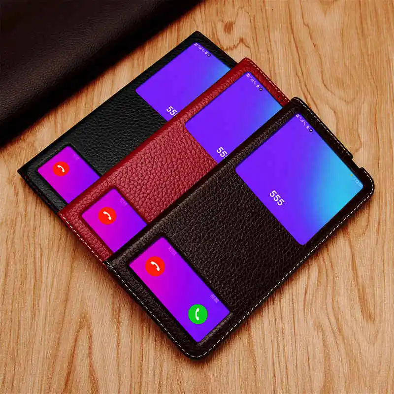 Чехол из натуральной кожи для Huawei P30 Lite чехол магнитный Etui P30lite флип кейс Fundas с