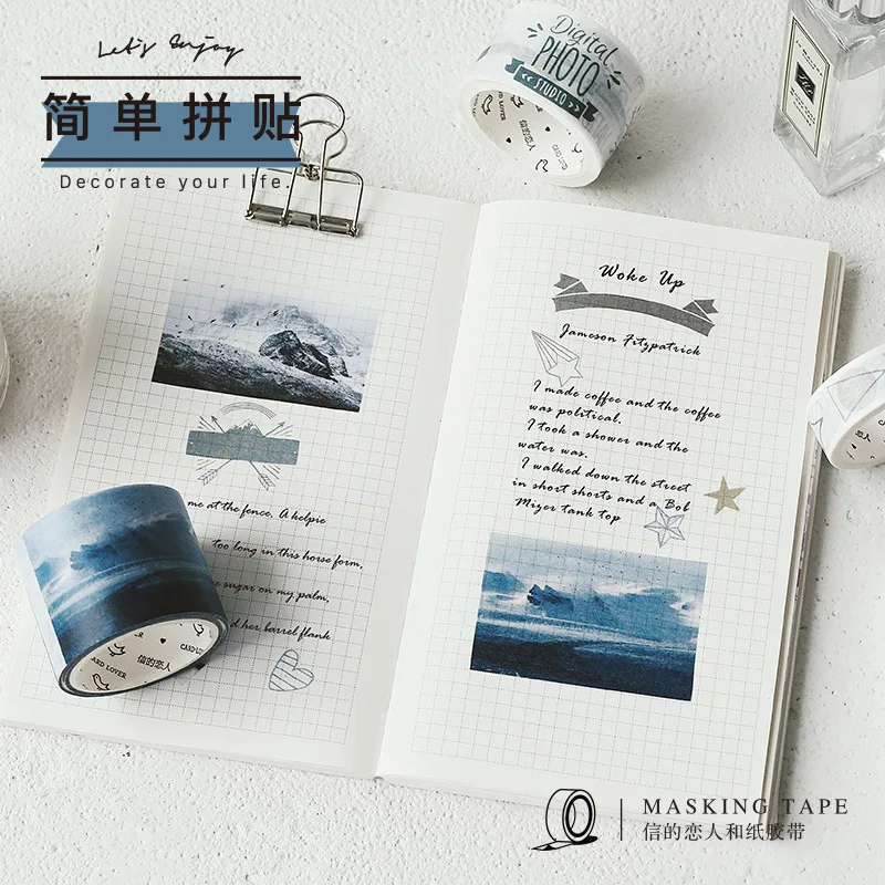 Васи лента для рукоделие Подарочная упаковка Скрапбукинг и ремесло липкая