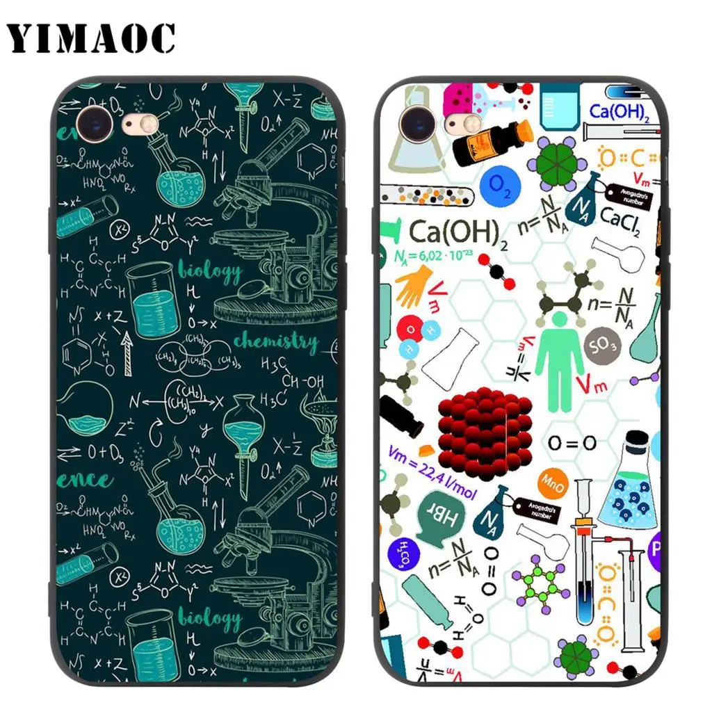 YIMAOC биология и химия мягкий чехол для Apple iPhone SE 2020 5 5s 6 6s 7 8 Plus XR X Xs 11 12 Pro Max mini |