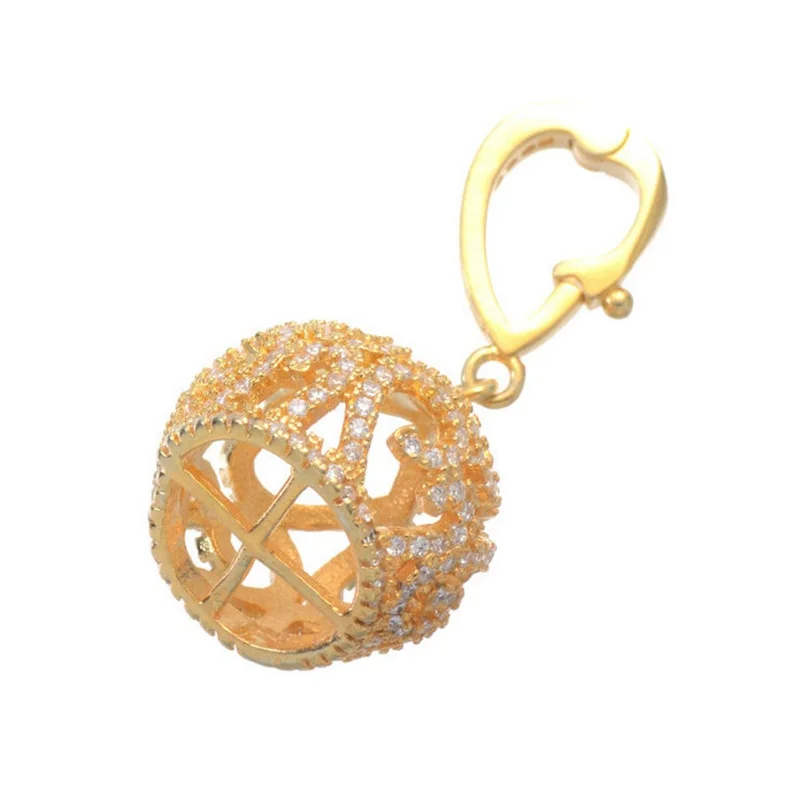 Металлические медные шапочки для бусин с кисточками 16 х35 мм циркониевые бусины