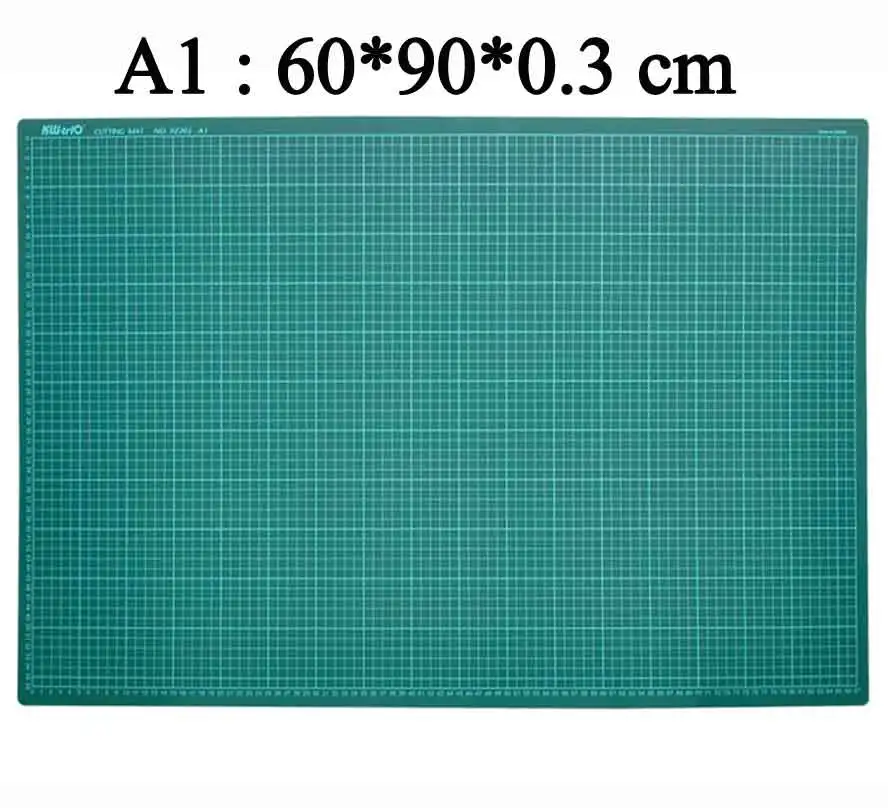 Pvc Self Healing Cutting Mat with grid A1 Craft Dark Green Patchwork tools Cutting pad 60*90cm