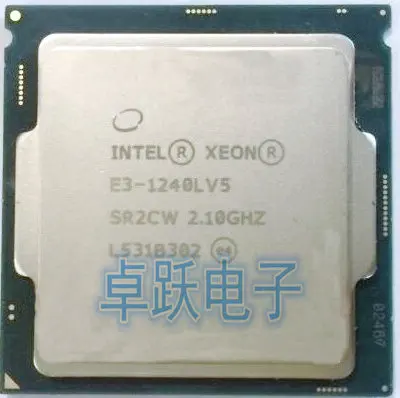 Процессор Intel E3 1240LV5 2 1 ГГц четырёхъядерный LGA 1151 процессор для настольного ПК