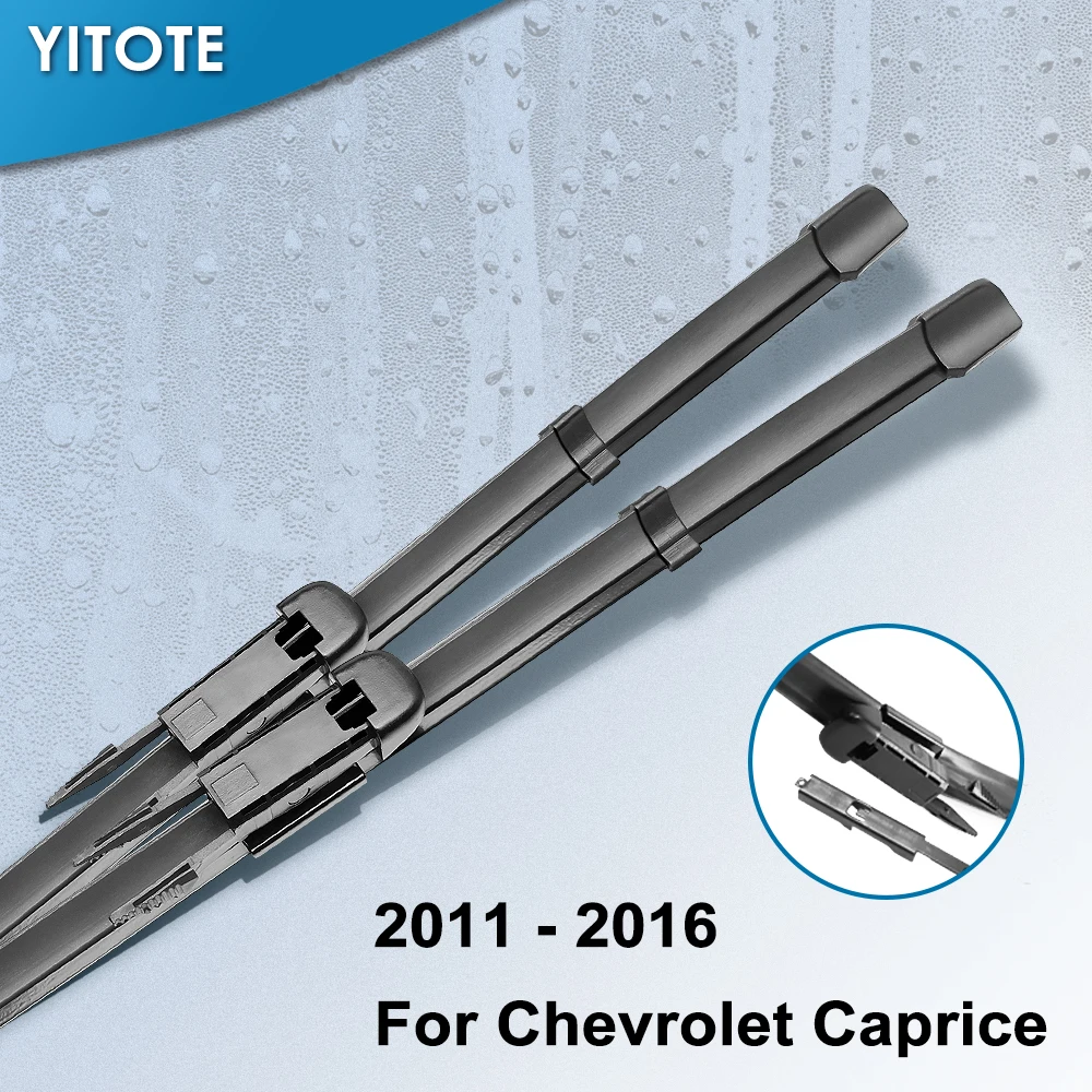 

YITOTE стеклоочиститель лезвия для Chevrolet Caprice Fit Pinch Tab Arms 2011 2012 2013 2014 2015 2016