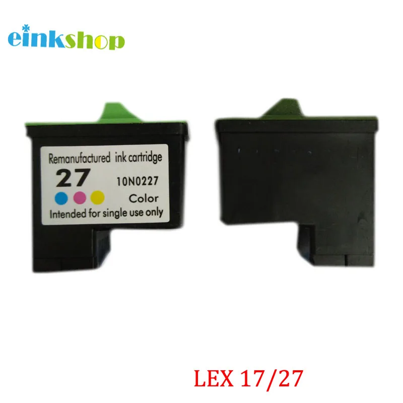 Einkshop для Lexmark 17 27 картридж с чернилами для принтера Lexmark I3 Z13 Z23 Z25 Z33 Z35 Z515 Z600 Z603 Z605 Z615 X1100 X1200 X74 X75 X83