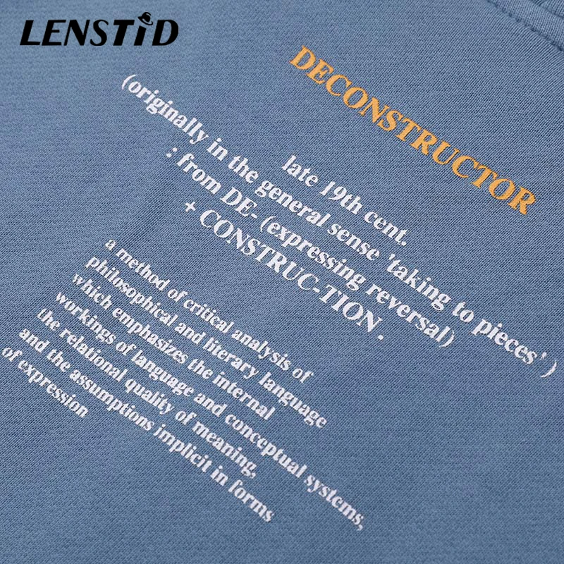 LENSTID осенний Новый Мужской Повседневный пуловер в стиле хип-хоп с цветными