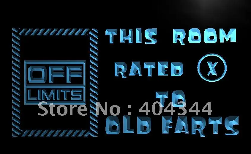 

LK058- OFF LIMITS Spoof Room Games Bar LED Neon Light Sign home decor crafts