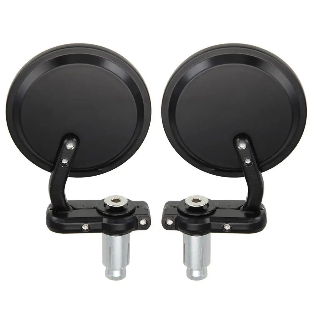 FREE SHIPPING 7/8" HANDLE BAR END MIRRORS FOR CHOPPER BOBBER CLUBMAN CAFE RACER BIKER | Автомобили и мотоциклы