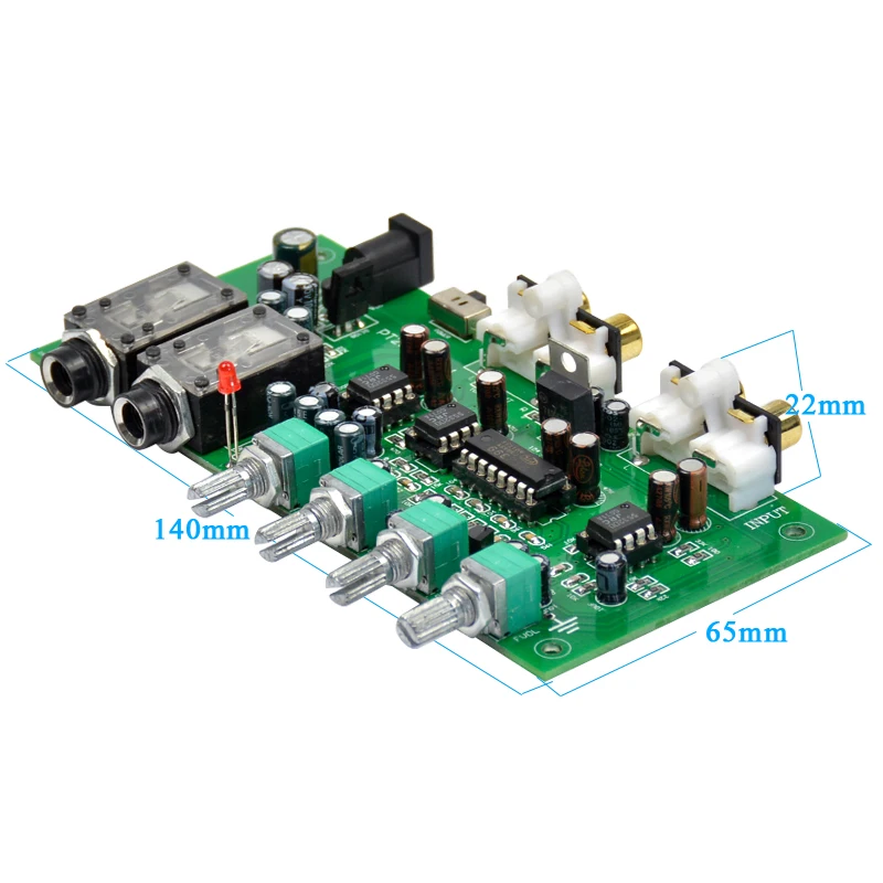 Предусилитель стены Aiyima PT2399 + JRC5532 для караоке|amplifier board|tone amplifiertone board |