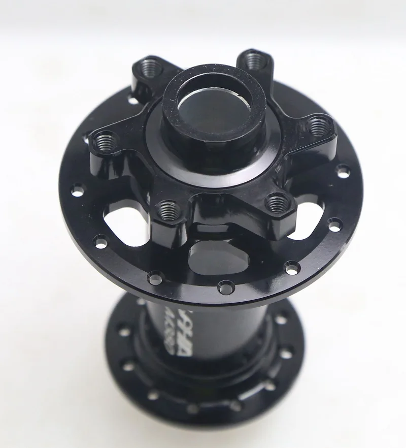 Alpha 380 dati 15 мм DH дисковый передний концентратор 24/28/32H BLACK130g|front hub|disc hubfront hub 15mm |