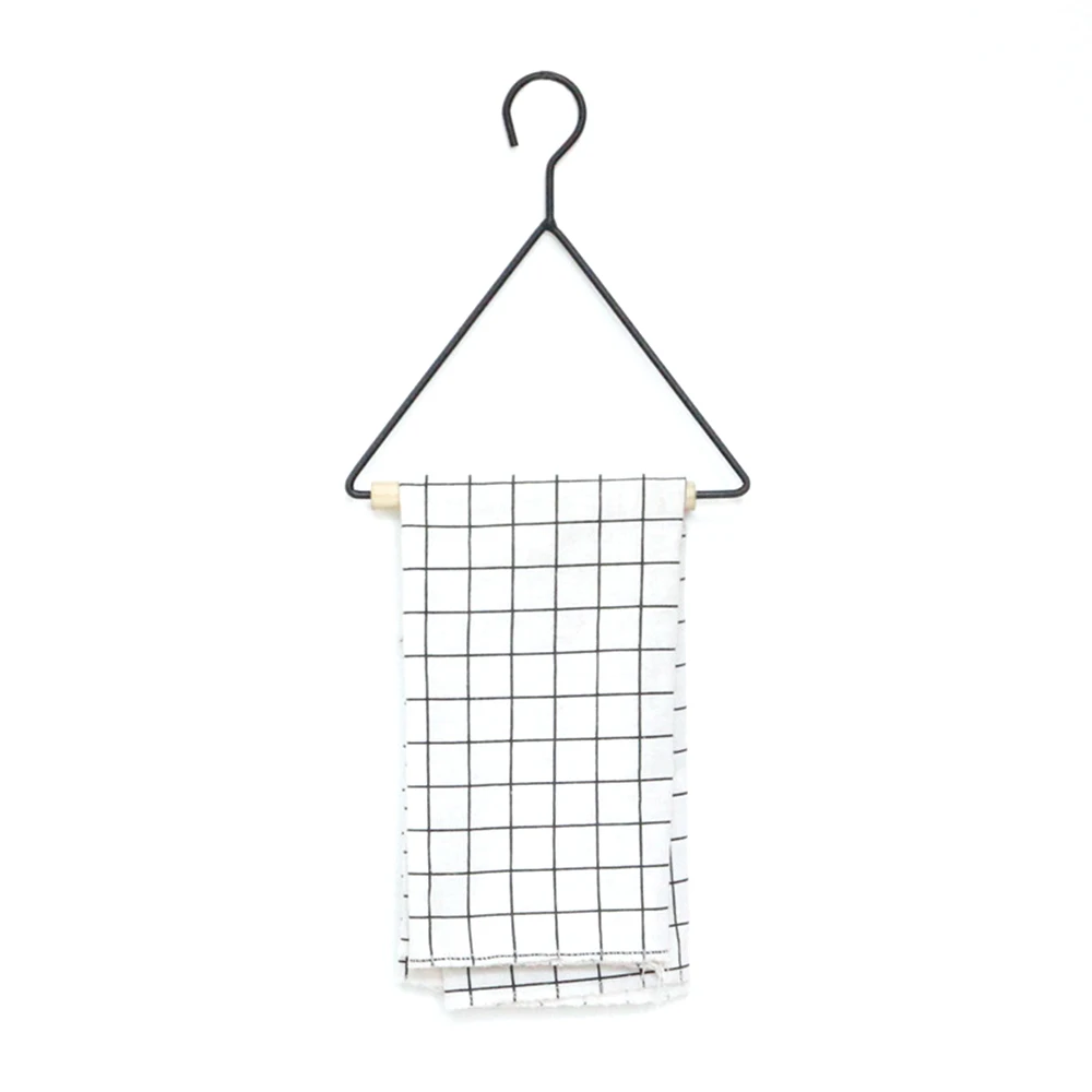 New Nordic style Geometric Design Beech Iron Towel Storage Rack Tissue Holder Hanging Home Organzer Accessories Kitchen Bathroom | Дом и сад