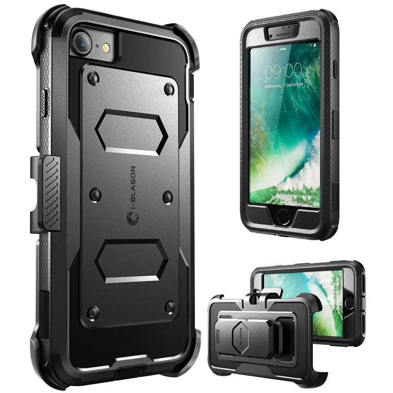 Чехол для iphone 7/8 4,7 дюйма i-Blason Armorbox, полный корпус, сверхмощный ударопрочный бампер, крышка со встроенным протектором экрана