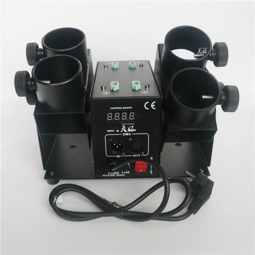 2 шт./лот пожарная машина с четырьмя порциями аппарат для конфетти фейерверк 4