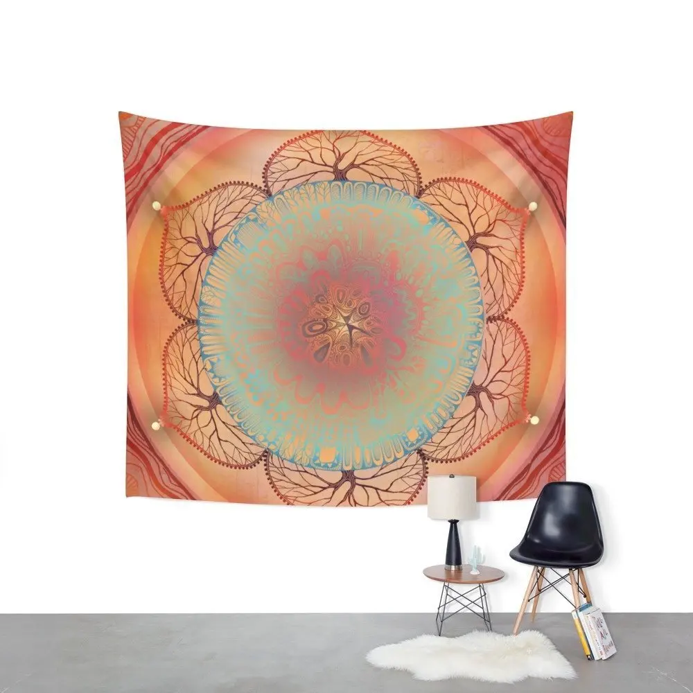 Сакральная чакра настенный гобелен Средний | Дом и сад