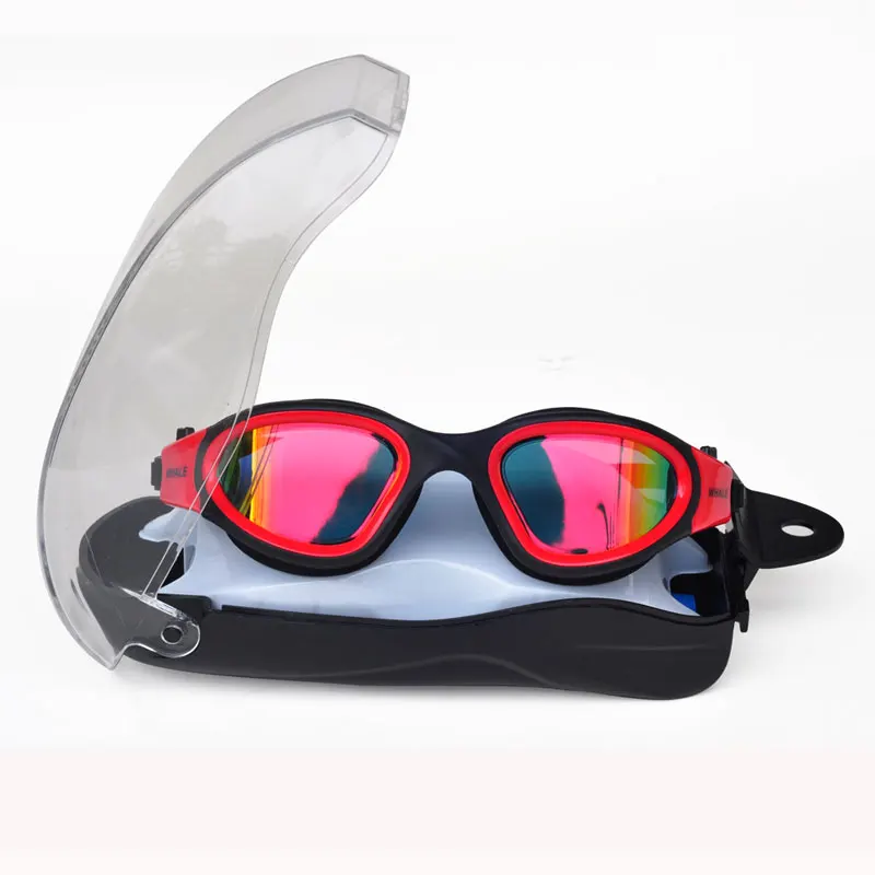 Противотуманные УФ анти-ультрафиолетовые мужские женские очки для плавания оптика водонепроницаемые регулируемые силиконовые очки для плавания ming