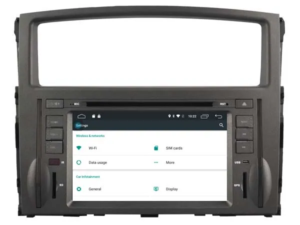 Android 6.0 dvd-плеер автомобиля навигации для Mitsubishi Pajero (06-11) аудио стерео головное