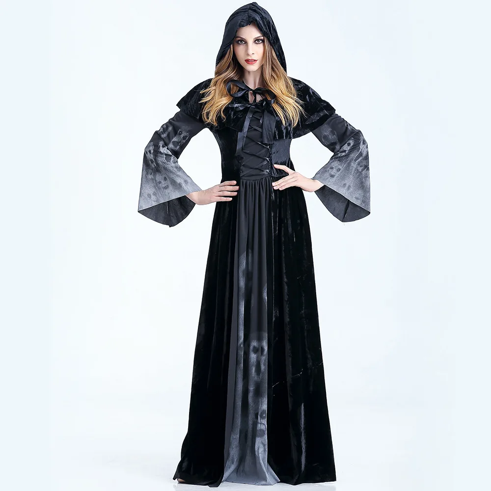 

Ladies Queen Of Vampires Hallowen Bride Of Dracula Vampiress Fancy Dress Costume