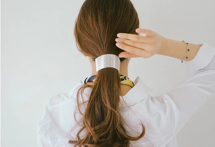 Новинка трендовые посеребренные заколки 2017 модные для волос с металлическими