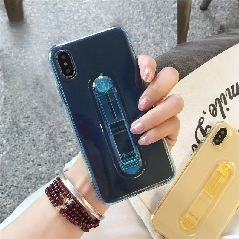 Силиконовый чехол для iphone 6 s S Plus XS Max XR с кольцом и подставкой 8 7 5s SE 5 X|Бамперы| |
