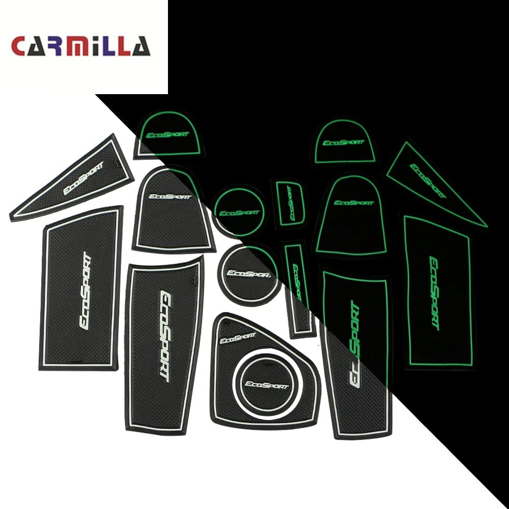 Автомобильный коврик для ворот Carmilla Противоскользящий двери резиновый чашки