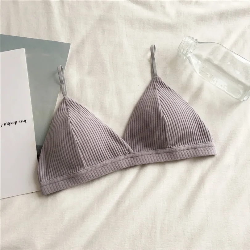 2019 Ранняя весна новый бюстгальтер без стального кольца с пряжкой для девочек