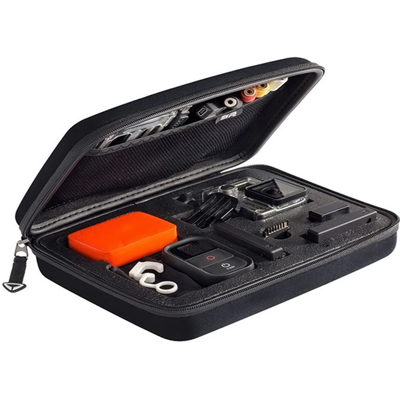 

Gosear Eva Bag Case Pouch Shell for Gopro Go Pro Hero 5 4 3 2 Xiaomi Yi Xiaoyi 2 4K 4 K SJ4000 Eken H9 Action Camera Accessory