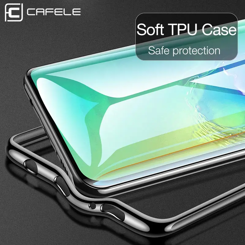 Прозрачный чехол Cafele с покрытием для samsung Galaxy S10 Plus мягкий ТПУ Тонкий силиконовый