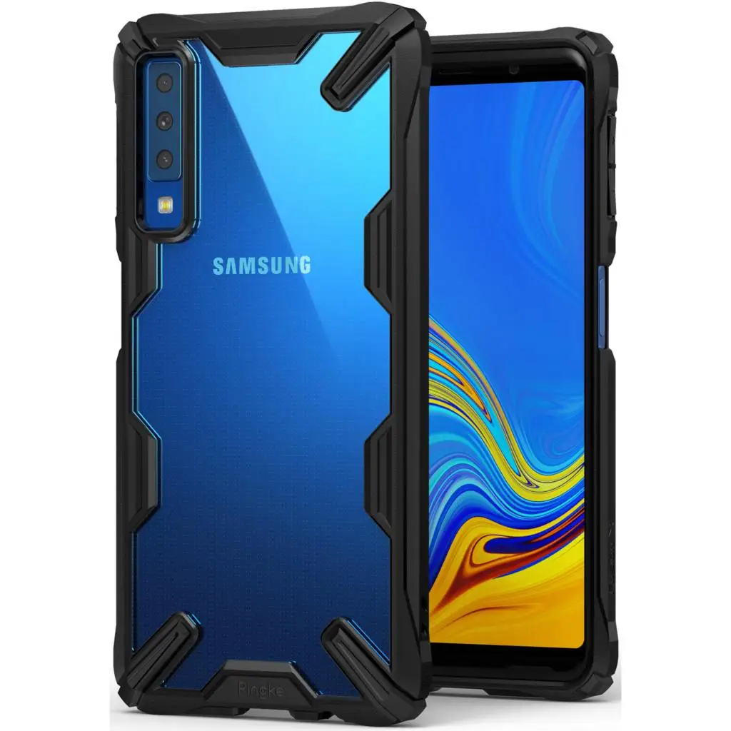 100% Оригинальный Ringke Fusion X чехол для Samsung Galaxy A7 2018-военный класс сопротивление