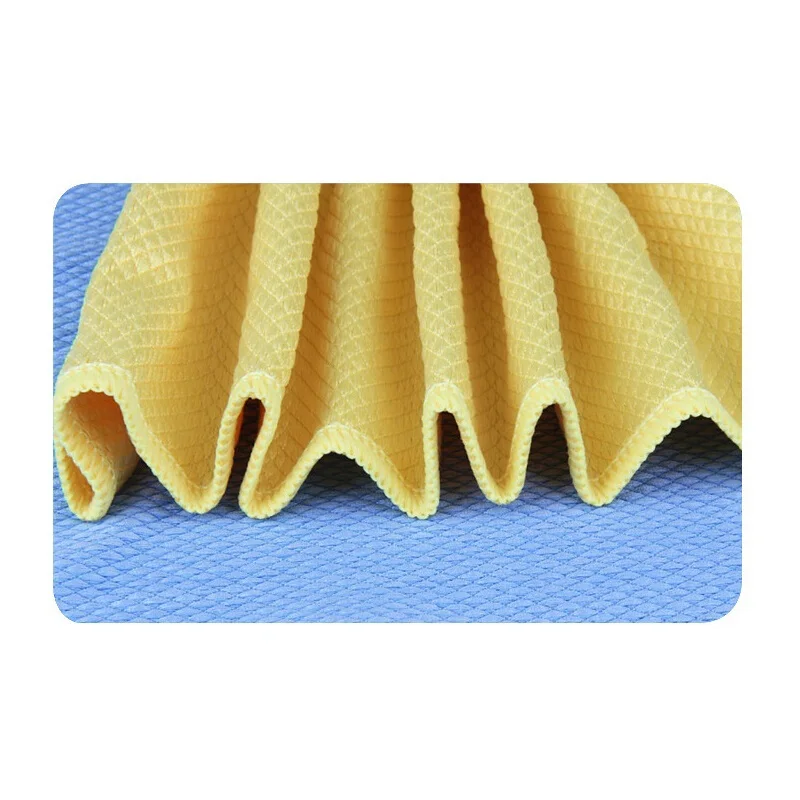 6 шт. Алмазная сетка твердая впитывающая салфетка из микрофибры для очистки