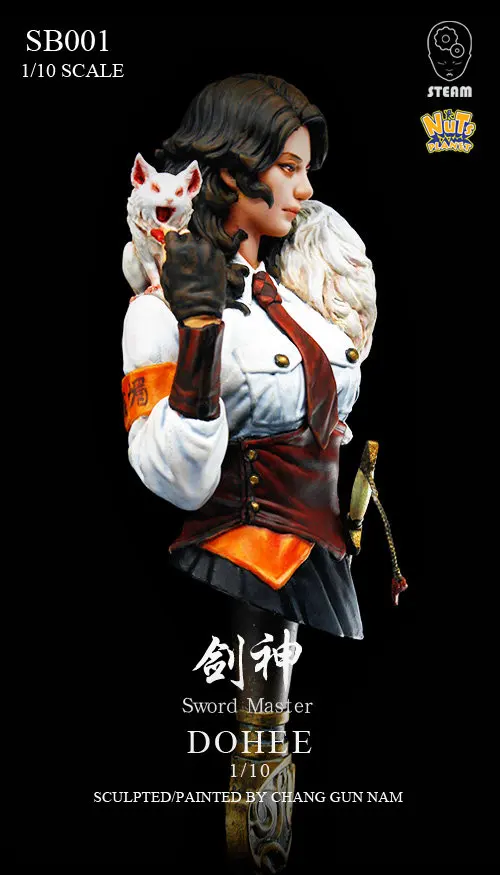 [Loong Way Miniatures] орешки планеты меч мастер Дохи Бюст Смолы миниатюрный|Аксессуары