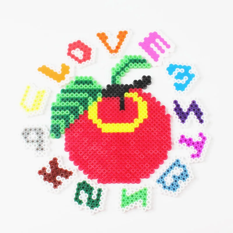 5 мм бусины Хама Обучающие 3D Пазлы Perler Beads Pegboard головоломки игрушки прозрачные