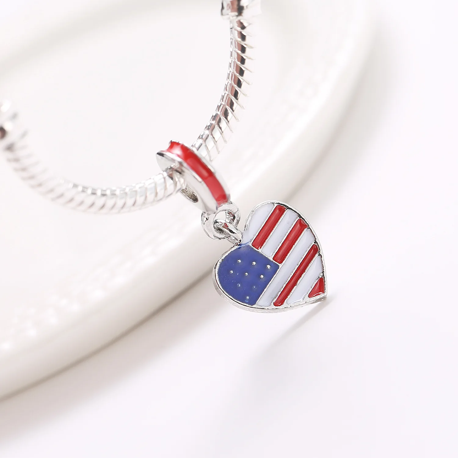 Модные женские американские подвески подходят для оригинальных браслетов и