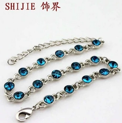 браслет на ногу Модные Аксессуары розовое золото Босиком Сандалии ножные для