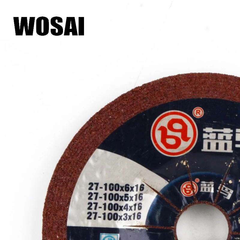WOSAI 100 мм шлифовальный круг из смолы многофункциональное металлическое лезвие