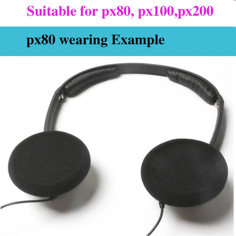 2 шт. мягкие губчатые накладки для наушников Sennheiser PX100 PX200 PX80 | Электроника