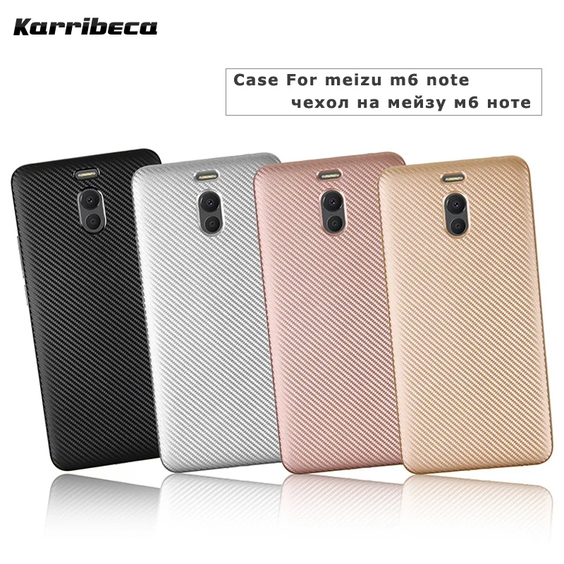 Carbon fiber silicone case for Meizu M6 Note funda coque hoesje puzdra soft tpu cover kryt tok etui carcasa kilifi husa |