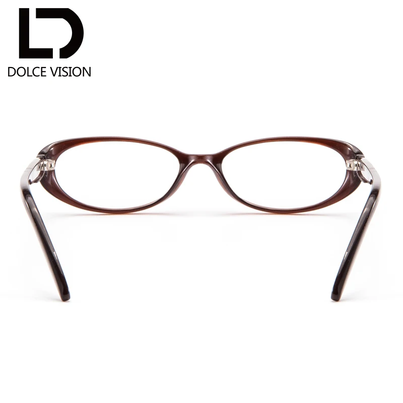 DOLCE VISION Vintage Oval Myopia Glasses Women Spectacles Clear Photochromic Lenses Corrective Prescription Brand Design |