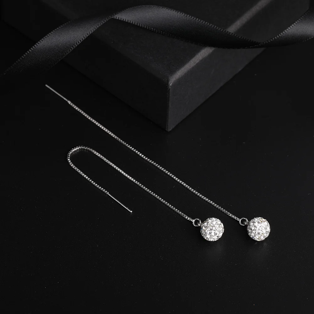 Длинные серьги-чалеры с цепочкой для девочек Женские Ювелирные изделия