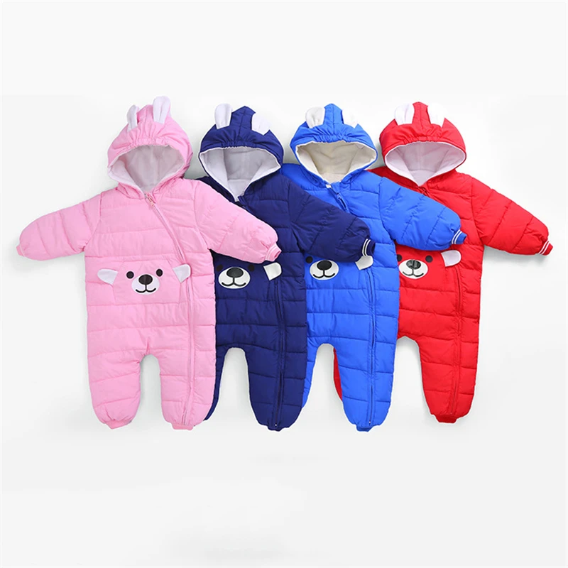 Комбинезоны для новорожденных одежда мальчиков и девочек на осень зиму в стиле