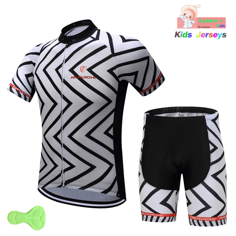 Boys Bic Cycling Jersey Set 2018 mtb Maillot Ciclismo Fietskleding Wielrennen Zomer Child Racefiets Kleding Girl | Спорт и