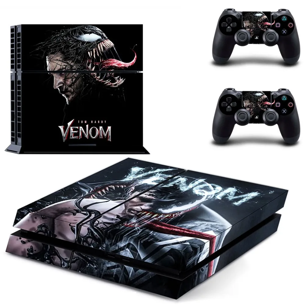2018 наклейки Venom для PS4 PlayStation 4 консоли контроллера Скины Виниловые кожи защитные