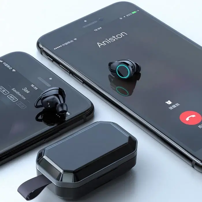 Беспроводные Bluetooth наушники 5 0 Спортивная гарнитура водонепроницаемая и