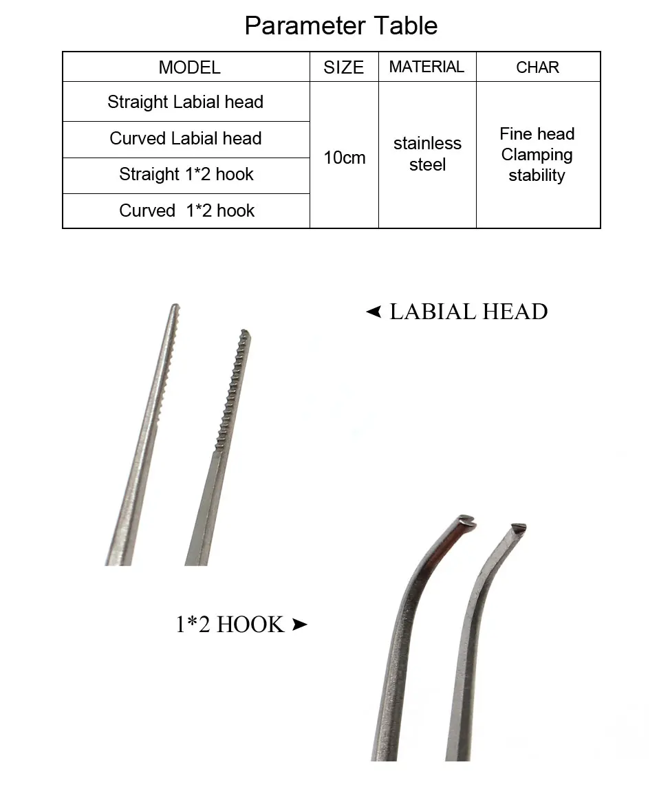 Suzhou stronger stainless steel eye tweezers ophthalmic tweezers 10cm medical tweezers platform with double eyelid surgery tools