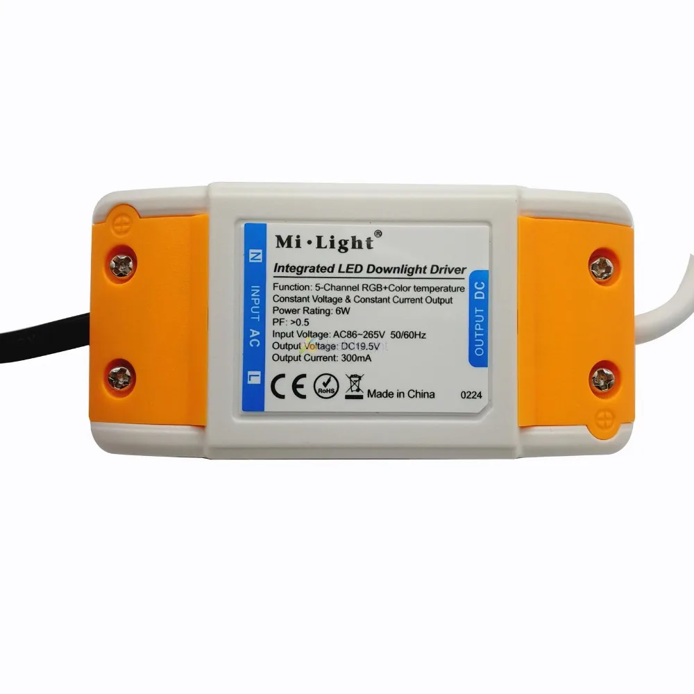 Mi.light 6W RGB + CCT водонепроницаемый светодиодный точечный светильник FUT063 2 4G с